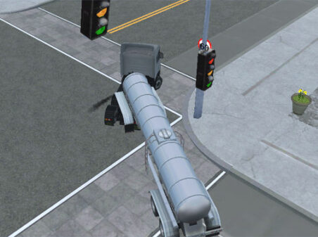 18 wheeler truck driving cargoのゲームプレイ画像