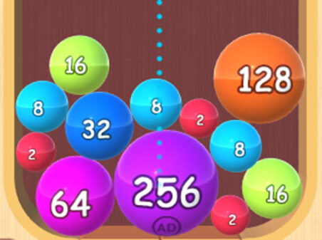 2048 Ball Busterのゲームプレイ画像