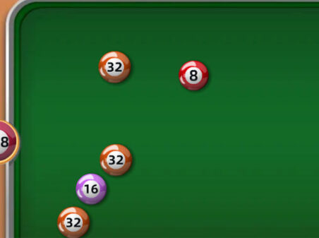 2048 Billiardsのゲームプレイ画像
