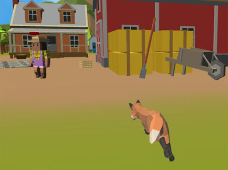 3D Fox Simulatorのゲームプレイ画像