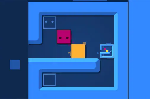 収納ボックスを利用する倉庫番パズル【とても難しい箱パズル】のゲーム画像