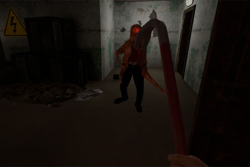 廃墟となった邸宅のゲームプレイ画像