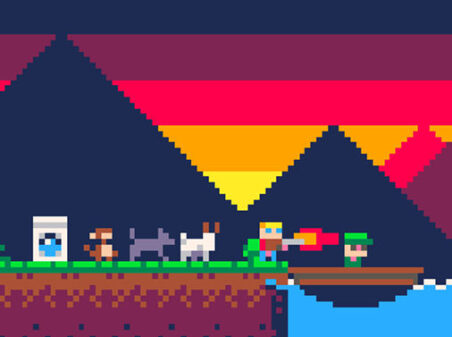 橋を渡す脳トレパズル【Across The River】のゲーム画像