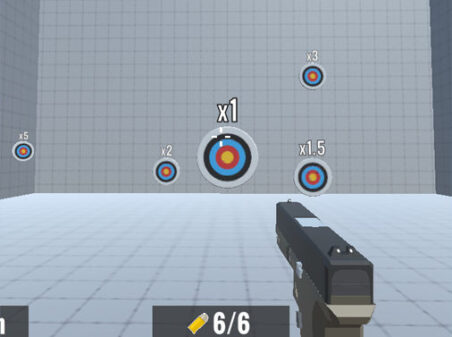 射撃練習の放置ゲーム Aim Trainer Idleのゲーム画像