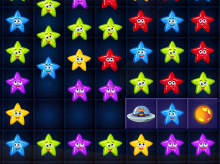 ALIEN HOME BLOCK COLLAPSEのゲームプレイ画像