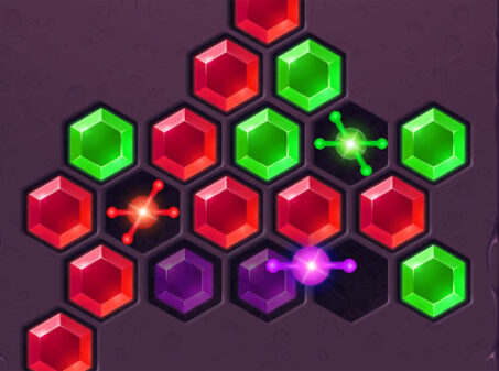 Amazing Sticky Hexのゲームプレイ画像