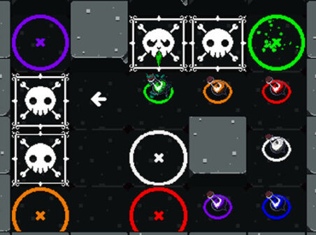 ポーションを指定の場所に収めるパズルゲーム Arcandiesのゲーム画像