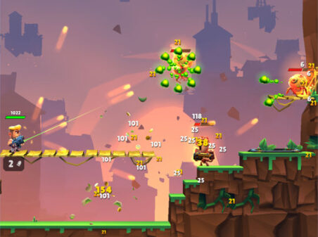 オートガンヒーローズのゲームプレイ画像