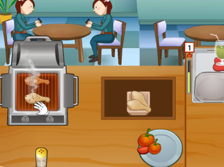 バーベキュー店を経営するシミュレーションゲーム Bar-B-Queのゲーム画像