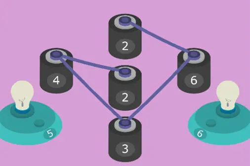 電流を流す足し算パズル【バッテリーインサイド (Batteries Inside)】のゲーム画像