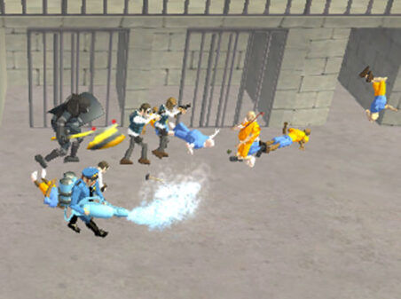 Battle Simulator: Prison & Policeのゲームプレイ画像