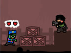 アサシンがゾンビを倒すアクションパズルゲーム：Bazooki-pocalypse
