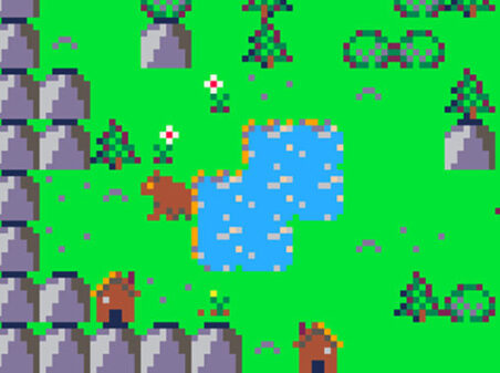 冬眠から目覚めたクマのロジックパズルゲーム Bearrlのゲーム画像