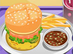 家庭でハンバーガーセットを調理するお料理ゲーム：best burger chef