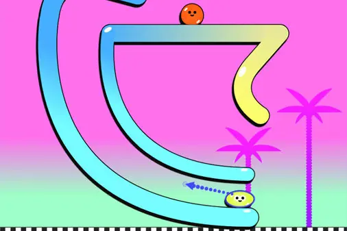 スライムを飛ばす誘導アクション【ブロブランチャー】のゲーム画像