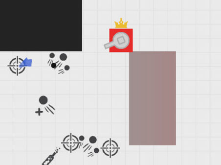 BlockTanksのゲームプレイ画像