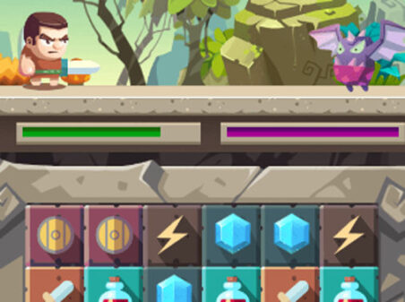 ブロックの騎士のゲームプレイ画像