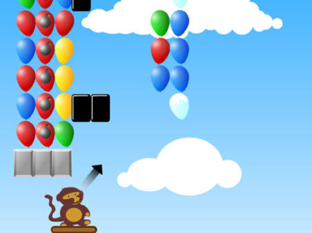 おサルの風船割りゲーム【Bloons】のゲーム画像