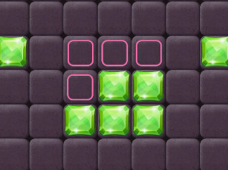 ブロックのツブを正方形に収めるパズルゲーム【BOND】のゲーム画像