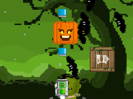 Boss Level  Pumpkin Madnessのゲームプレイ画像