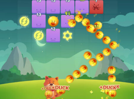 Bouncy Woodsのゲームプレイ画像