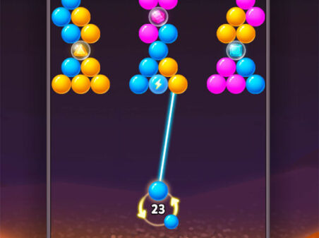 バブルシューターマニアのゲームプレイ画像