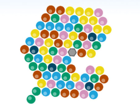 バブルスピナーのゲームプレイ画像