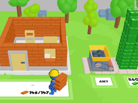 BUILDER IDLE ARCADEのゲームプレイ画像