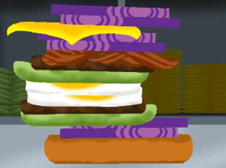 ハンバーガーを積み上げるバランスゲーム BURGER STACKのゲーム画像