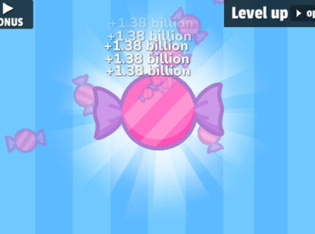 クッキークリッカー風の放置ゲーム Candy Clicker 2のゲーム画像