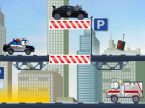 悪い車を倒す緊急車両のアクションパズルゲーム Car Toons!