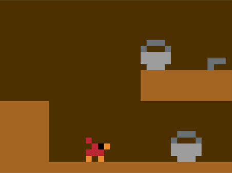 キャリーの冒険のゲームプレイ画像