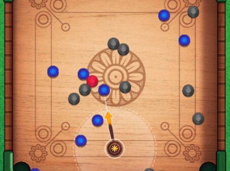 キャロムクラッシュのゲームプレイ画像