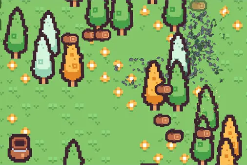 チョップ！チェーンのゲームプレイ画像