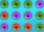 同色のサークルを消す変則的なパズルゲーム Circles
