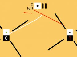 ボールを線で誘導するパズルゲーム Circlix