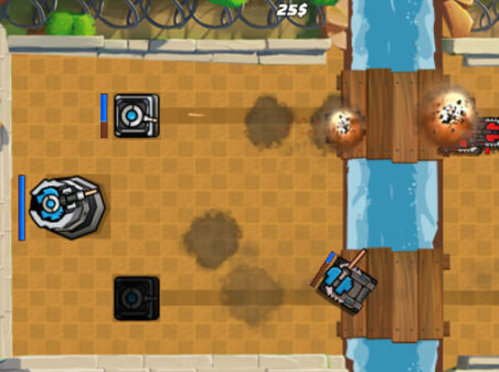 CLASH OF TANKSのゲームプレイ画像