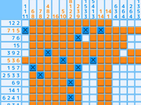 クラシック ノノグラムのゲームプレイ画像