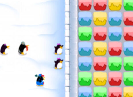 Click Snowball Fightのゲームプレイ画像