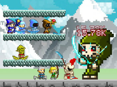 Clicker Knights vs Dragonsのゲームプレイ画像