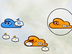 天候戦争で雲の王を目指すリアルタイムストラテジー Cloud Wars Snowfall