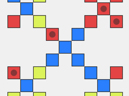 指定のカラーでマスを埋めるパズルゲーム Color Countのゲーム画像