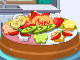 アイスホールケーキのお料理ゲーム【Colorful Fruity Ice Cream】