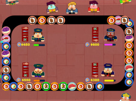 コンベア寿司のゲームプレイ画像