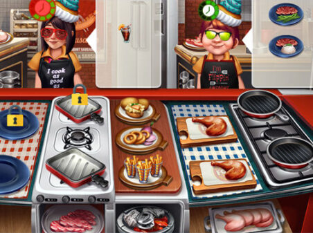 COOKING FAST 4 STEAKのゲームプレイ画像