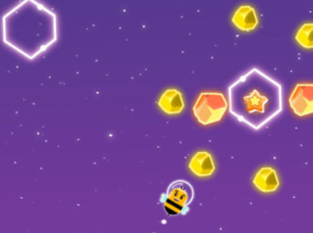 Cosmic Beeのゲームプレイ画像
