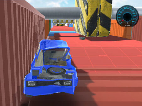 CRASH CAR PARKOUR SIMULATORのゲームプレイ画像
