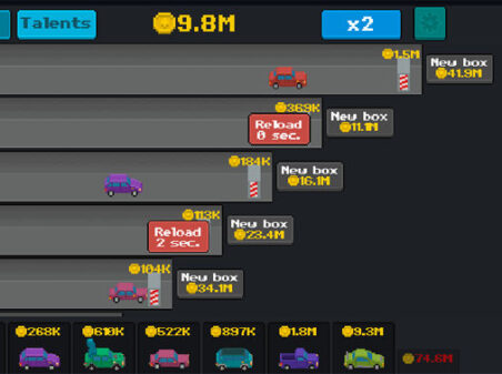 Crash Test Idleのゲームプレイ画像