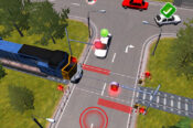 信号機で交通整理するワンボタンゲーム【Crazy Traffic Control】