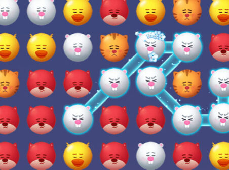 Crazy Zoo Swipeのゲームプレイ画像